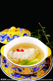 清汤鸡豆花
