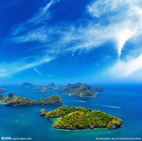 海边岛屿