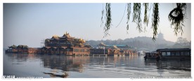 宽屏杭州西湖苏堤