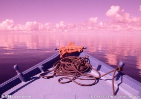 船绳索美景图片