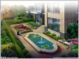 景观效果图分层