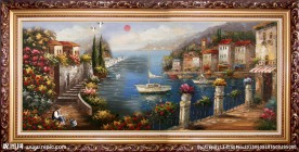 地中海油画