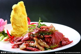 香煎驴肉炒灌肠