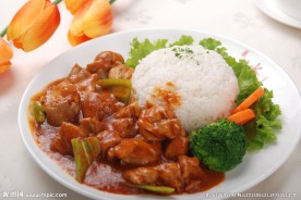泰式咖喱鸡炒饭