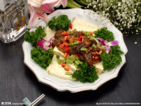 鱼籽烧豆腐