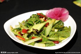 小白菜拌黄瓜