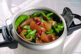 压锅肉皮焖豆角