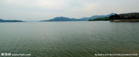 四明湖湖景