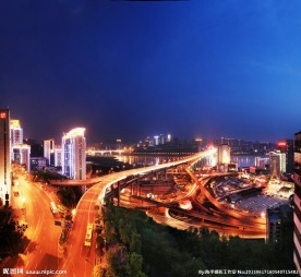 重庆菜园坝长江大桥夜景