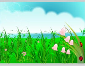 春天花草flash动画素材