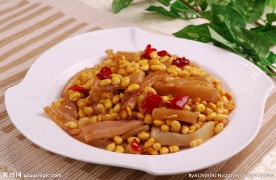 肉皮炒豆嘴