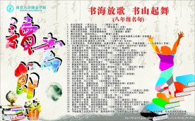读书节展板