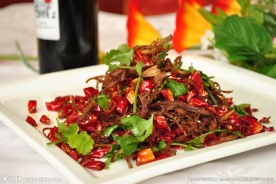 手撕牛肉