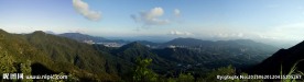 深圳田头山远眺全景图