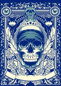 潮流骷髅图案