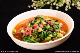 青菜牛肉