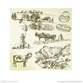 欧洲古典农业耕种