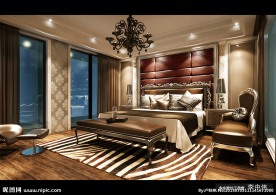 欧式 卧室含贴图