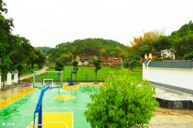 美丽乡村 雨雾蒙蒙