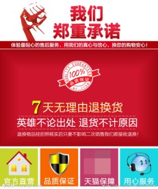 七天无理由退换PSD海报