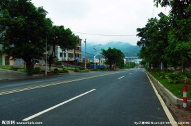 城郊山水 路桥建筑