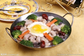 鸡子酒煮珍菌