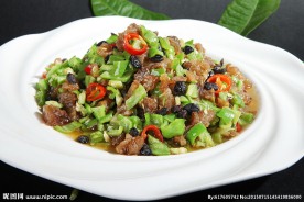 豆豉辣椒炒油渣