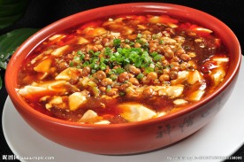 酸辣豆花
