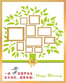 照片墙照片树