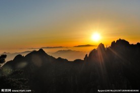 黄山日出