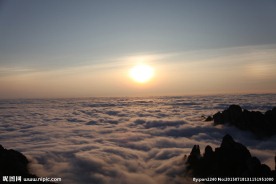 黄山日出