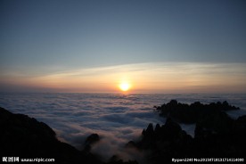 黄山日出