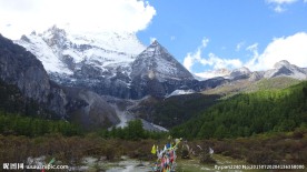 稻城雪山 稻城风光 稻城亚丁