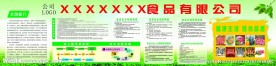 食品公司展板