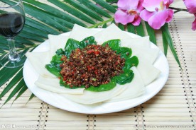 薄饼卷羊肉