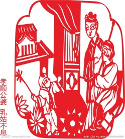 24孝图   孝顺公婆  乳姑