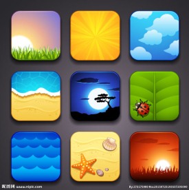 精美风景物图标