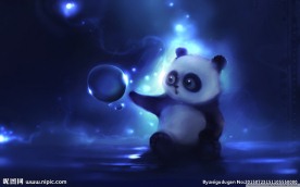 可爱熊猫壁纸