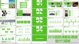 2015年绿色清新实用PPT