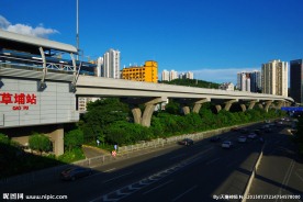 城市地铁站 深圳草铺站