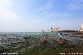 青岛栈桥海水浴场
