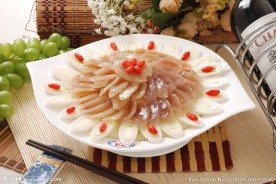 大葱拌金茸