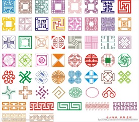 古典边框花纹图案