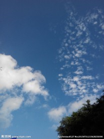 白云 蓝天