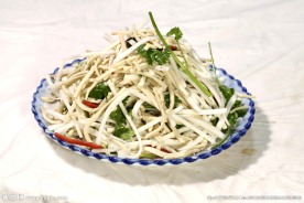 菜心豆腐丝