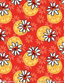 卡通花纹