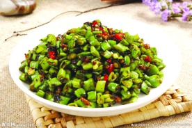 榄菜肉碎四季豆