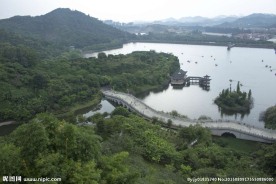 俯瞰水濂山湖