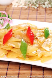 老黄瓜炒土豆片