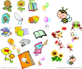 常生活类元素插画